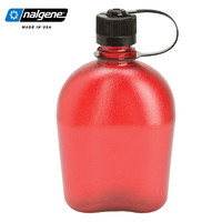 乐基因（Nalgene）美国大容量直饮水壶户外运动便携塑料水杯子1000ml 红色 1000ml