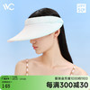 VVC 防曬帽女遮陽帽防紫外線女士太陽帽遮臉夏季戶外騎行空頂帽子 漸變粉蘭