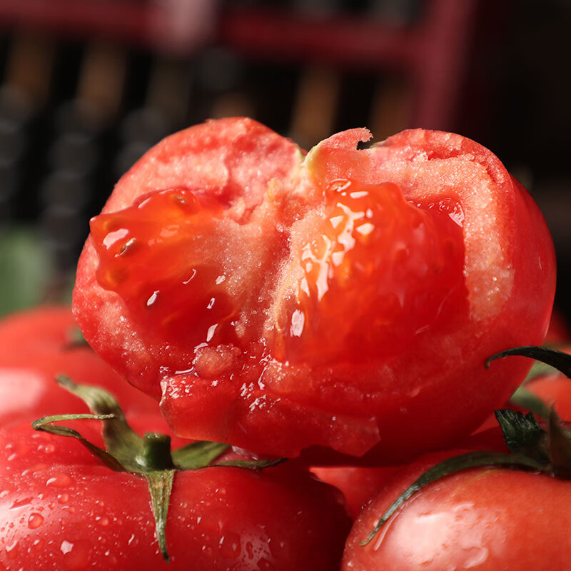 京百味山东海阳自然熟普罗旺斯西红柿3斤新鲜生吃水果 源头直发