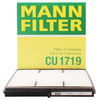 曼牌滤清器 曼牌(MANNFILTER)空调滤清器CU1719(凯越1.6L 1.8L/凯越HRV 1.6L)厂家直发
