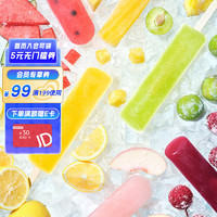 WALL'S 和路雪 棒冰組合裝水蜜桃+西瓜+菠蘿+楊梅+青梅+檸檬口味冰棍6支裝 423g