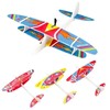 達聞西 電動泡沫飛機usb充電手拋雙翼滑翔機戶外兒童玩具拼裝航空模型 10分鐘續航 -泡沫飛機