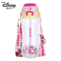 迪士尼水杯夏季男女儿童饮用水杯tritan塑料大容量便携式直饮吸管杯