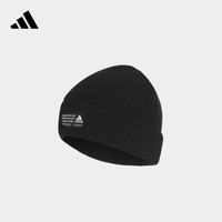 adidas 阿迪達斯 簡約時尚運動針織帽子男女adidas阿迪達斯官方FS9033