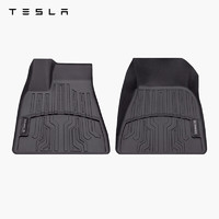 TESLA 特斯拉 官方Model X (2015-2020款)全天候第一排地墊 腳墊易清潔TPE材質
