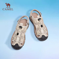 CAMEL 駱駝 男鞋2023夏季新款戶外運動涼鞋透氣防撞耐磨釣魚包頭沙灘鞋子