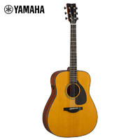 YAMAHA 雅馬哈 全單板電箱款紅標系列FGX5日本進口民謠木吉他41英寸啞光原木色
