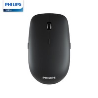 PHILIPS 飛利浦 SPK7634 鼠標 無線鼠標 弧形鼠標 藍牙便攜高級辦公黑色