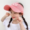 兒童帽子女童夏季防曬帽大帽檐遮陽帽空頂薄款透氣可愛女孩太陽帽