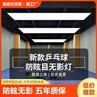 YHAO 艺豪 乒乓球台led灯乒乓球馆新款专用照明无影灯乒乓球室防眩专用灯