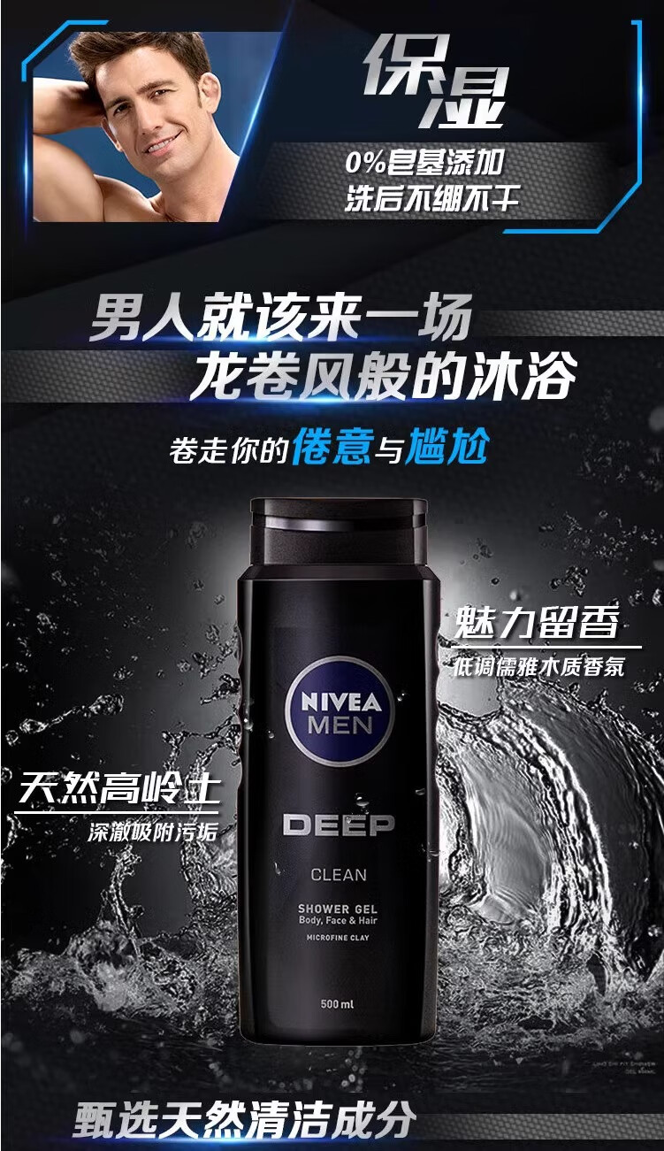 男士沐浴露