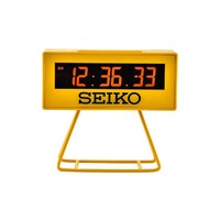 SEIKO 精工 QHL062Y 电子闹钟 黄色 9.3*10.4*4.5cm