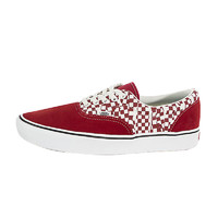 VANS 范斯 低幫ComfyCush棋盤格拼接Era情侶板鞋 VN0A3WM9V9Z1 Red 紅色 42.5