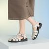 紅蜻蜓 女鞋2024夏季編織羅馬涼鞋包頭鏤空涼鞋透氣豬籠鞋