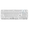 18日20點、520心動禮、新品發售：AULA 狼蛛 NB98 透明三模機械鍵盤 94鍵 白透-雪煙軸
