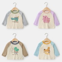 百億補貼：cutepanda's 咔咔熊貓 嬰兒衣服休閑長袖T恤秋裝男童女寶寶打底衫兒童小童上衣