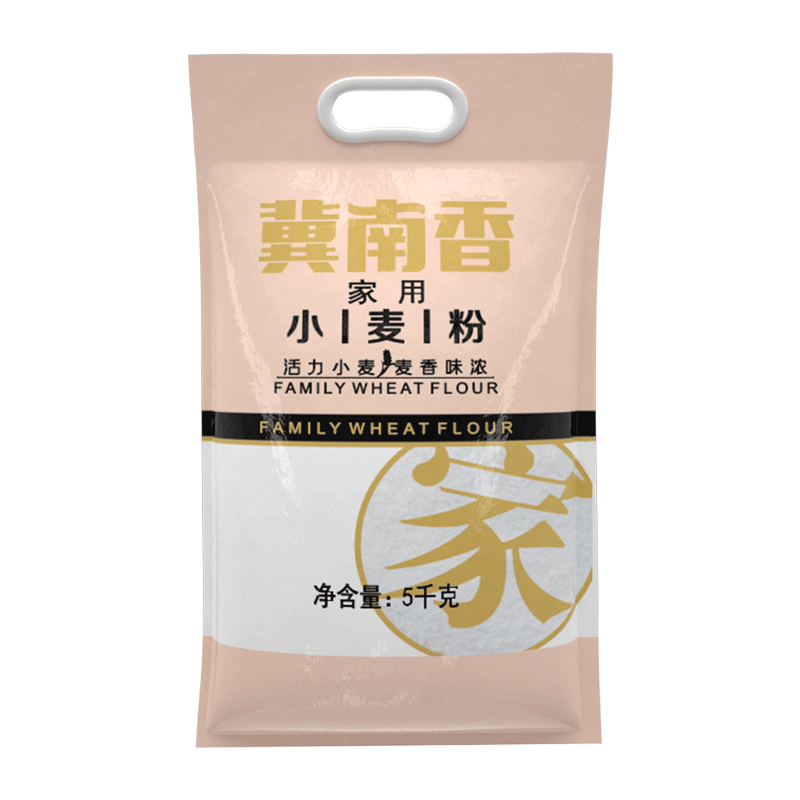 金沙河 冀南香家用小麦粉5kg*1家庭通用中筋面粉 饺子面条面粉