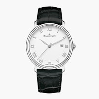 宝珀（blancpain）瑞士手表经典系列男士手表自动机械腕表商务腕表 6651-1127-55B