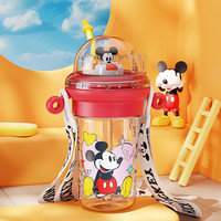 Disney 迪士尼 草莓熊噴泉夏季水杯 便攜吸管水壺