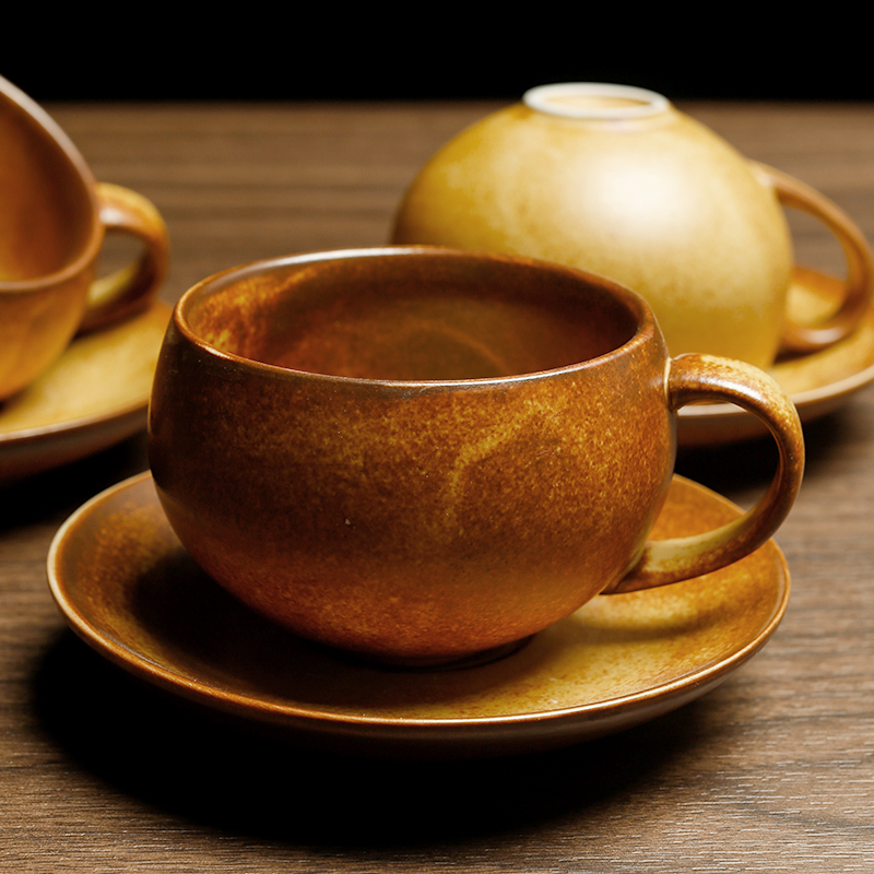 复古咖啡杯碟欧式ins耐高温陶瓷蛋形高颜值精致杯子家用水杯200ml