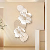 集簡季 入戶玄關裝飾畫立體花卉走廊過道掛畫正對門創意肌理壁畫