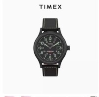 TIMEX 天美時 遠征系列夜光太陽能24小時雙時區日歷手表男TW4B18500