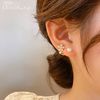 百億補貼：DODOGOGO 春季出游打卡花朵珍珠耳環設計s925銀針耳飾一款兩戴禮盒