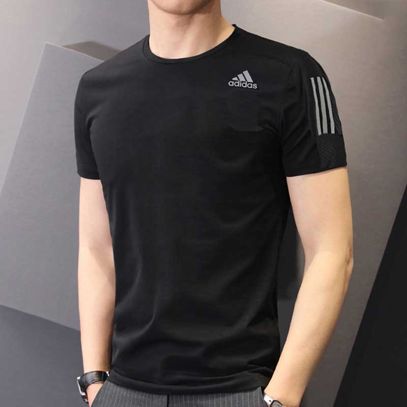 Adidas阿迪达斯短袖男速干季男士休闲半袖体恤运动T恤