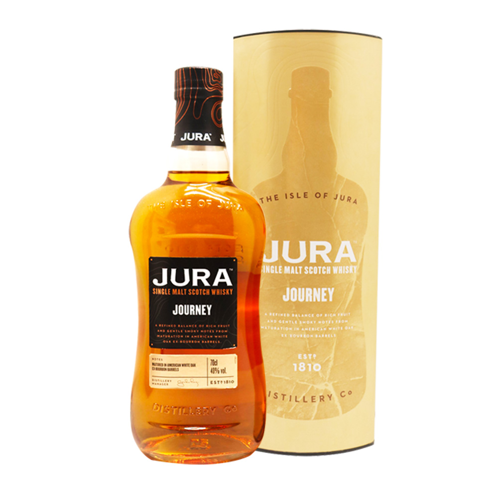 JURA 吉拉 旅行苏格兰单一麦芽威士忌洋酒700ml礼盒装