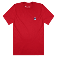 FILA 斐樂 男女同款短袖T恤 紅色MN81A003-RED-S