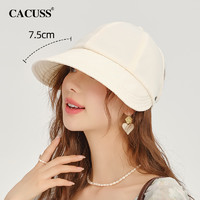 CACUSS 帽子女款2024新款夏季遮陽帽冰絲防曬帽可掛口罩太陽帽騎行