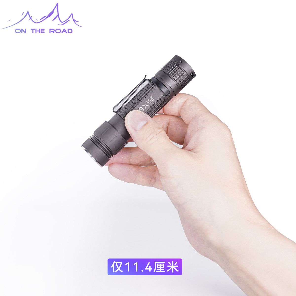 ON THE ROAD在路上M9X迷你强光手电筒 21700小手电USB直充电户外防水防身超亮