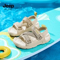 百亿补贴：Jeep 吉普 儿童凉鞋运动夏款夏季2024新款中大童软底防滑男童运动沙滩鞋