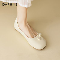DAPHNE 达芙妮 新中式鞋子女夏季国风软底单鞋一脚蹬禅意鞋马面裙配旗袍的