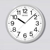 SEIKO精工时尚12英寸30cm客厅办公室钟表北欧简约大气挂表个性挂钟 QXA756N
