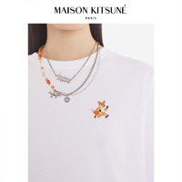 Maison Kitsune 女款 SS24春夏竞速狐狸圆领T恤短袖 P100【白色】 XS