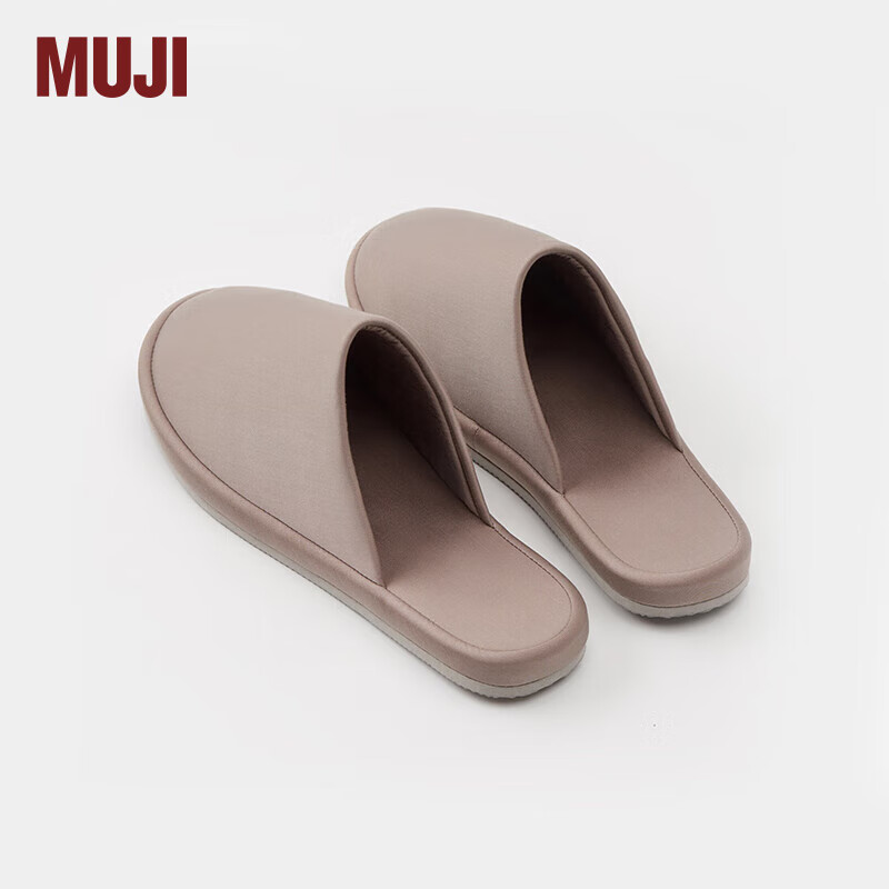 MUJI 男女通用 使用了大豆蛋白复合纤维的 拖鞋 男式女式 无性别 棕色 275mm XL/45码(2.0)