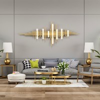 飛雄 后現代壁燈簡約客廳沙發燈臥室床頭燈墻壁燈具創意壁畫裝飾燈飾 金色