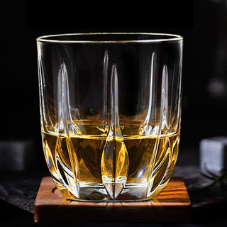 Glass 高斯 意大利进口威士忌酒杯洋酒杯水晶玻璃酒杯酒创意啤酒杯 透明 6 只装