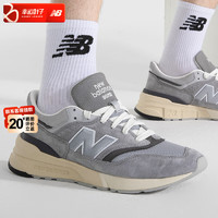 NEW BALANCE男鞋女鞋 24春夏运动鞋缓震透气跑步鞋低帮休闲鞋 nb997R U997RHA-D/灰色/款 41.5