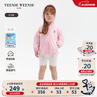 Teenie Weenie Kids小熊童装24夏季款女宝宝轻薄可爱百搭外套 粉色 100cm