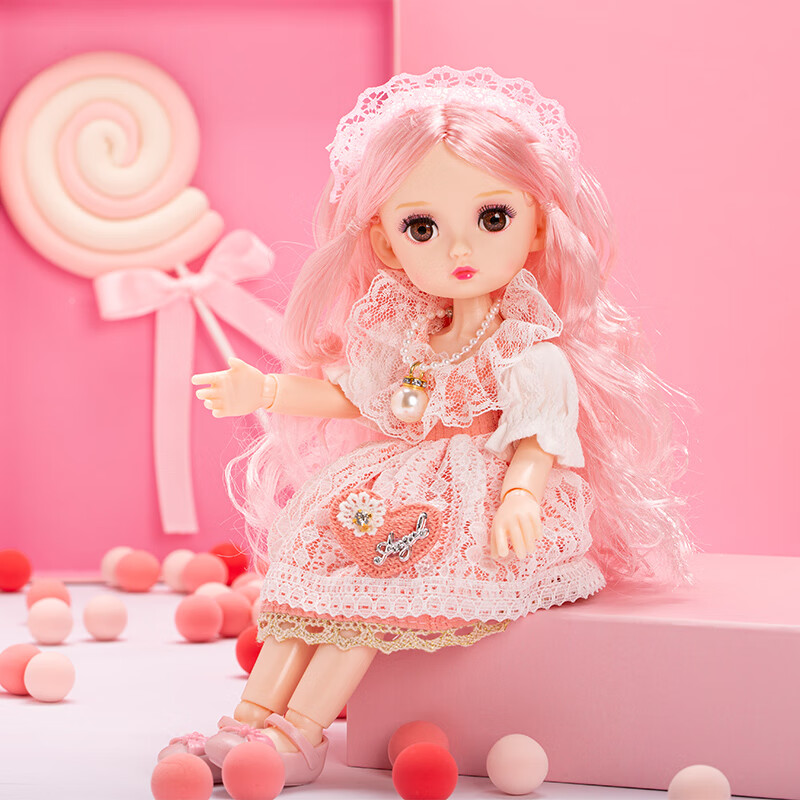 安娜公主 公主娃娃玩具换装套装女孩公主玩偶小号30厘米礼盒六一儿童节
