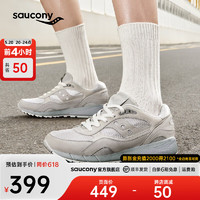Saucony【吴念真】索康尼SHADOW6000复古运动休闲鞋款夏季运动鞋 灰色4 37