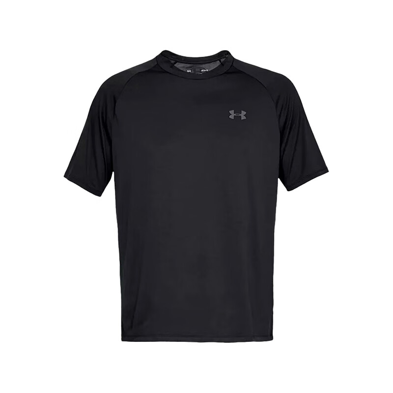 安德玛（Under Armour）男士运动时尚速干圆领短袖T恤1326413 黑色 XL 