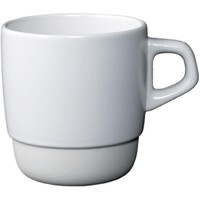 【】KINTO陶瓷马克杯 手冲咖啡杯 复古杯 杯子 耐热 简约时尚 白色堆叠马克杯 320ml