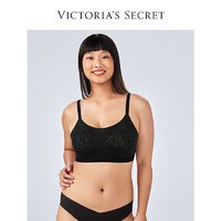 VICTORIA'S SECRET Q彈軟支撐果凍條小雛菊老花蕾絲返定杯薄杯無鋼圈背心文胸Ⅲ