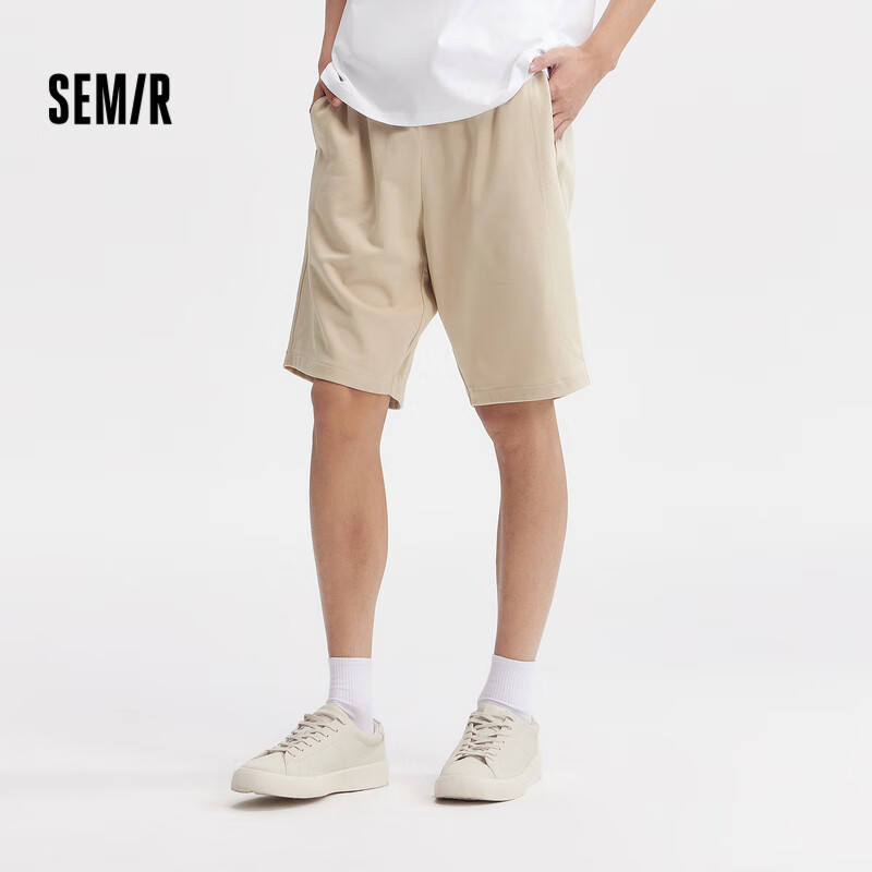 森马（Semir）【休闲短裤福袋】休闲中裤男夏季宽松直筒运动风短裤休闲潮流裤子 A款【基础宽松】-浅驼 175/80A/L