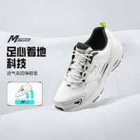 SKECHERS 斯凱奇 Go Run Consistent 男子跑鞋 220034/WBLM 白色/黑色/檸檬色 44.5