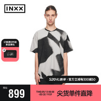 英克斯（inxx）时尚潮牌短袖T恤宽松休闲夏男女同款XCE2010231 灰色 M