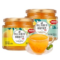 FUSIDO 福事多 蜂蜜柚子茶500g檸檬茶水果茶果醬網紅飲品沖飲冷熱泡水喝